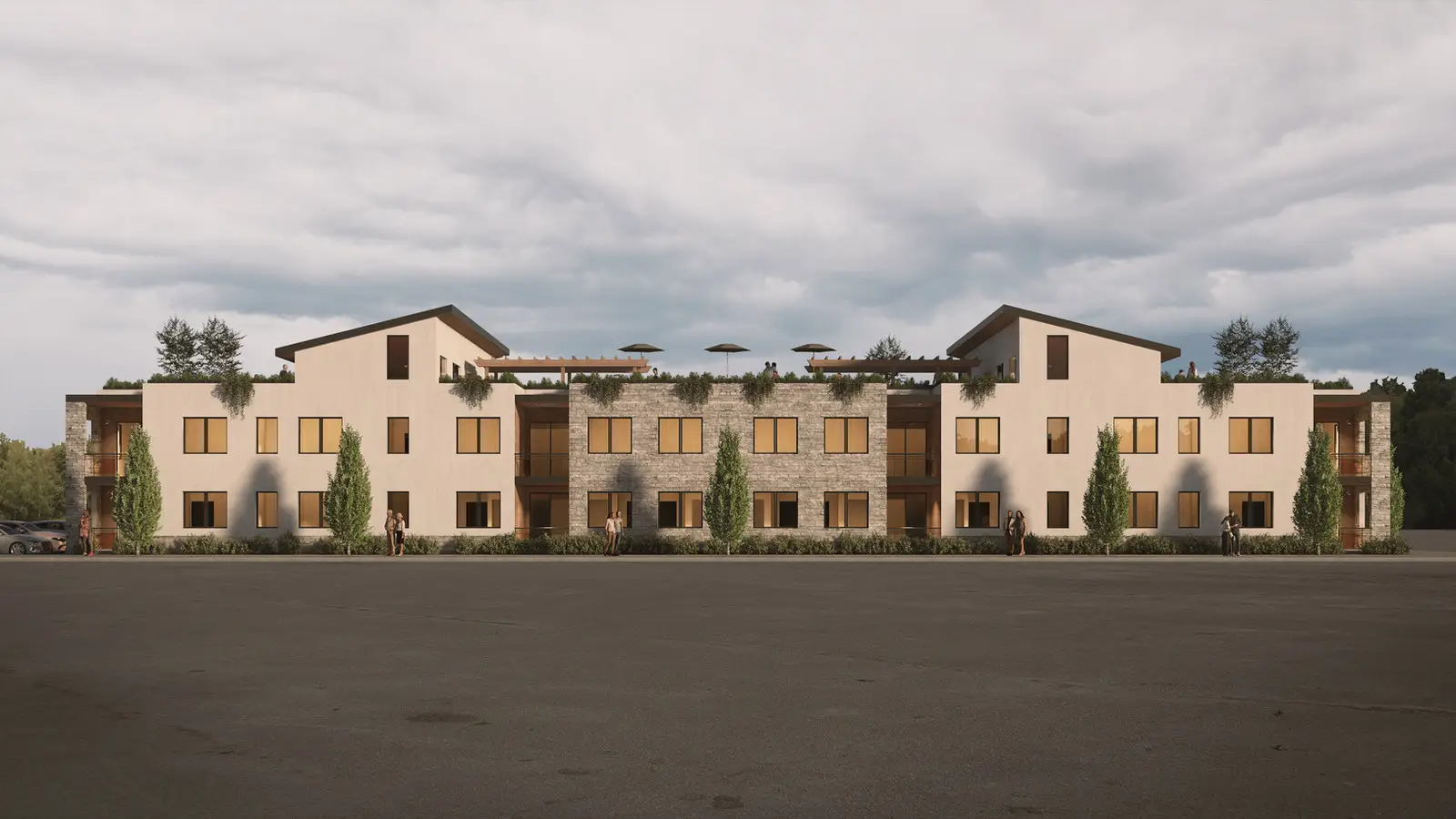 Breath of Life Bandon rendering, south facade