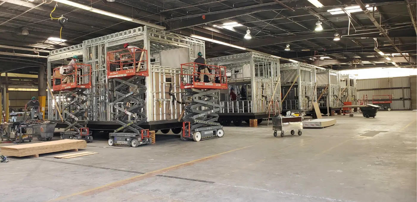Light-gauge steel modular factory